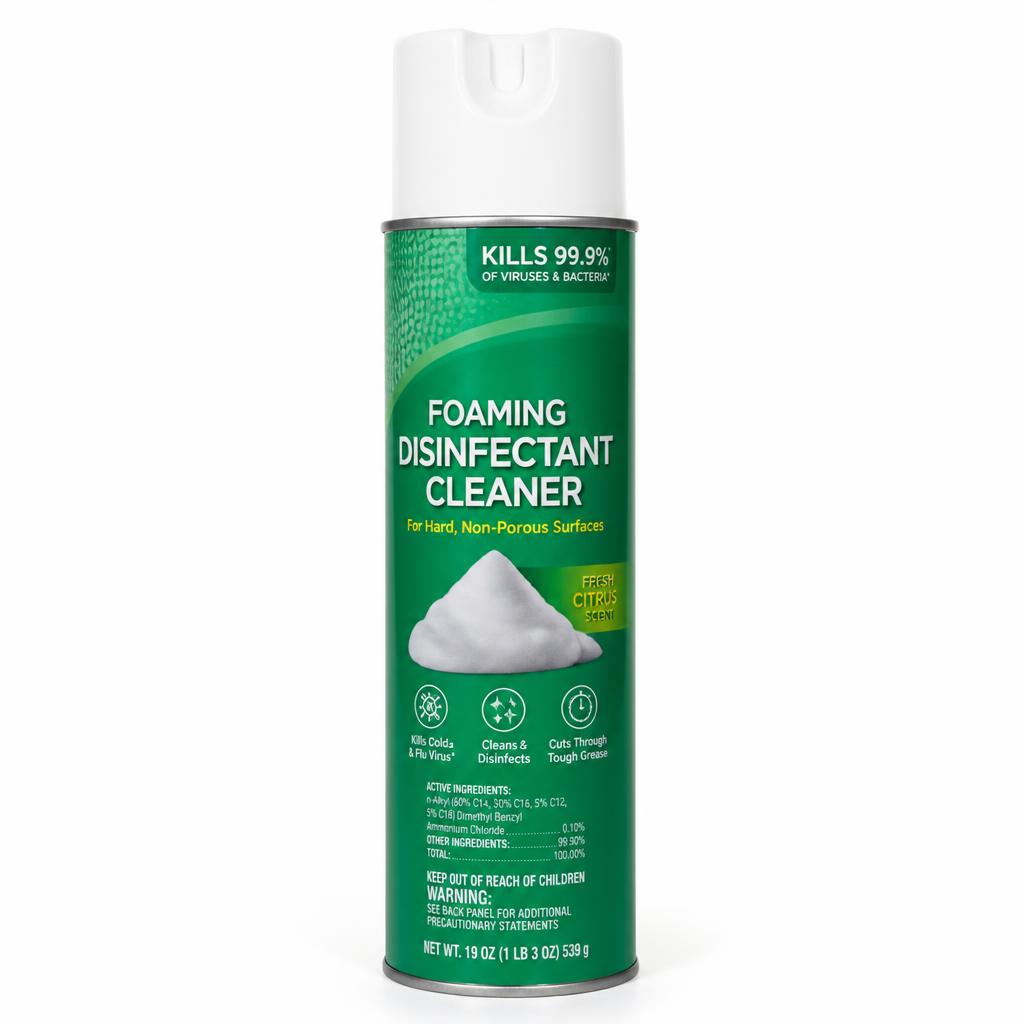 Foam Disinfectant Cleaner Aerosol