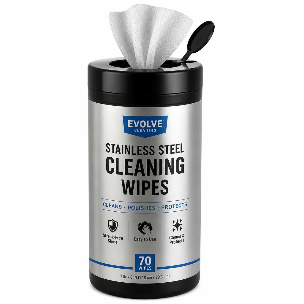 Stainless Steel Cleaning Wipes